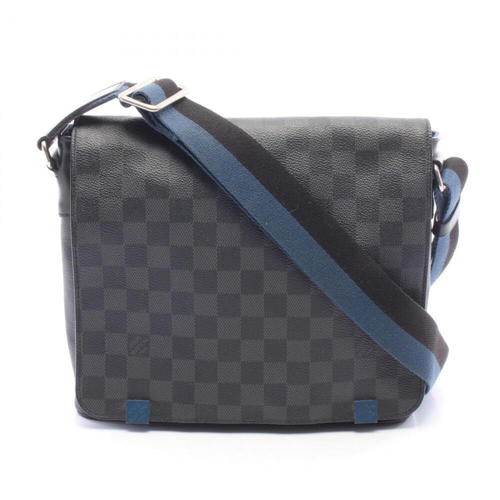 Louis Vuitton District PM NM Damier Graphite Shoulder Bag/Handbag, Coated Can...